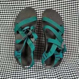 Chaco Banded Z/Cloud Sandal Teal Green Women's Size 11 Hiking / Summer